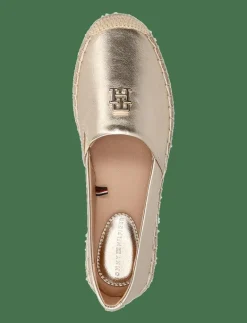 TH LOGO METALLIC LEATHER ESPAD - Platta espadriller|Tommy Hilfiger Hot