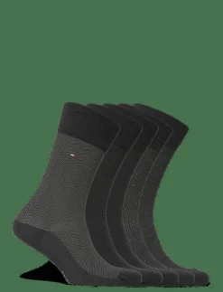TH MEN SOCK 5P GIFTBOX HERRINGBON - Vanliga strumpor|Tommy Hilfiger Sale