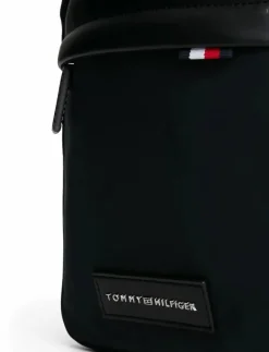 Tommy Hilfiger TH NYLON MINI REPORTER - Axelväskor BLACK Hot