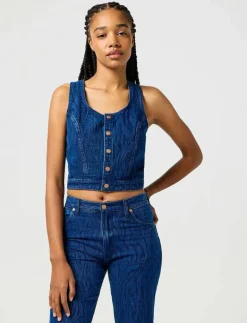 Wrangler THE SHIRT - Jeansvästar GROOVY JAQUARD Best