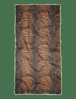 Becksöndergaard Tigarea Woo Scarf - Sjalar BROWN SUGAR Online