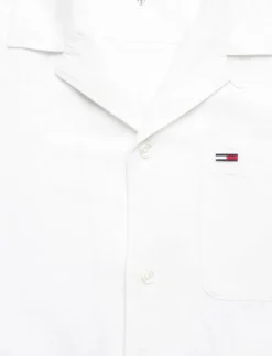 TJM LINEN BLEND CAMP SS EXT - Linneskjortor|Tommy Jeans Online