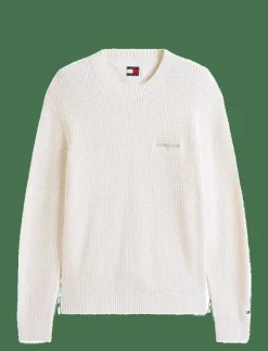 TJM REG SCRIPT CHUNKY SWEAT - Rundhalsad|Tommy Jeans Sale