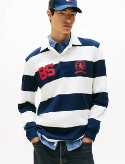 TJM RLX STRIPE RUGBY - Långärmade pikéer|Tommy Jeans Outlet