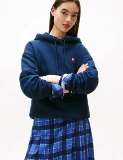 Tommy Jeans TJW BXY BADGE HOODIE EXT - Huvtröjor DARK NIGHT NAVY Sale