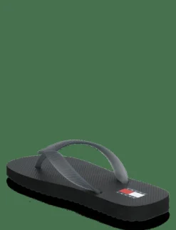 Tommy Hilfiger TJW LOGO FLIP FLOP - Sandaler WASHED BLACK Clearance