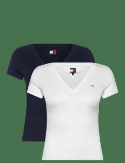 TJW 2PACK V-NECK TEE - T-shirts|Tommy Jeans