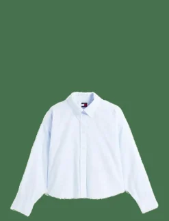 TJW REG CROP STRIPE POPLIN SHIRT - Långärmade|Tommy Jeans Discount