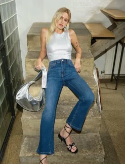 TOMS DENIM FLARED JEAN - Utsvängda jeans|French Connection