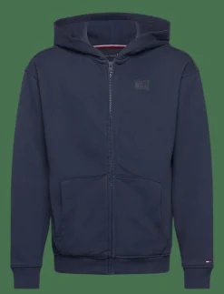 TONAL FLAG EMB ZIP HOODIE - Huvtröjor|Tommy Hilfiger Discount