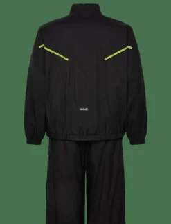 EA7 TRACKSUIT - Tracksuits BLACK/MACAW GREEN Clearance