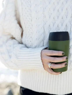 Sagaform Travel mug with locking function 24 cl - Termosmuggar GREEN Discount