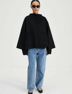 Stylein TRITSIS W POCKETS JACKET - Ulljackor BLACK Clearance