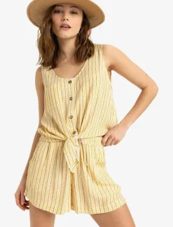 Roxy TROPICAL HILL STRIPE - T-Shirts EGRET SURF TRIP STRIPE Outlet