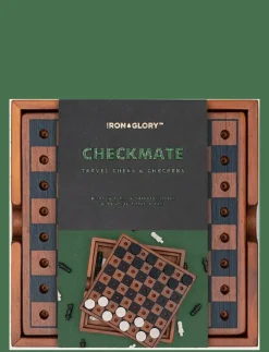 Träspel Schack & Dam - Spel & pussel|Iron & Glory Sale