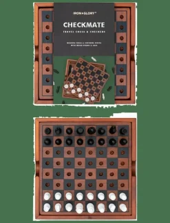 Träspel Schack & Dam - Spel & pussel|Iron & Glory Sale