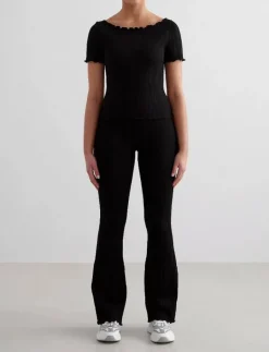 aim´n Tulip Flare Tights - Byxor BLACK