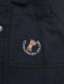 Copenhagen Colors TWILL VEST W. SHERPA COLLAR - Väst NAVY