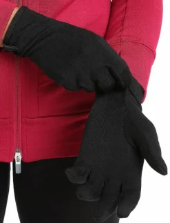 Icebreaker U 260 Tech Glove Liners - Fingervantar BLACK Best