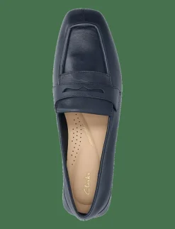 Clarks Ubree15 Surf D - Loafers NAVY LEATHER Clearance