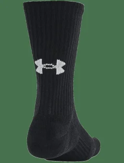 Under Armour Unisex UA TC 3pk Crew - Strumpor BLACK