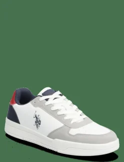 U.S. Polo Assn. USPA Steve 4 Shoe - Låga sneakers BLUE/WHITE/RED Hot