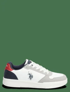 U.S. Polo Assn. USPA Steve 4 Shoe - Låga sneakers BLUE/WHITE/RED Hot