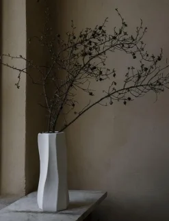 ERNST Vas stengods naturvit - Vaser NATURAL WHITE Outlet