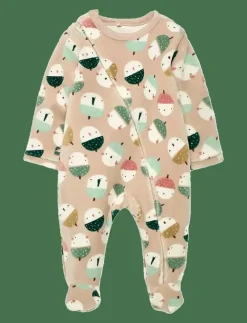 Velour play suit ed for baby -BCI - Långärmad bodysuit|Boboli Online