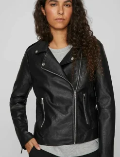 VICARA COATED JACKET - NOOS - Skinnjackor|Vila