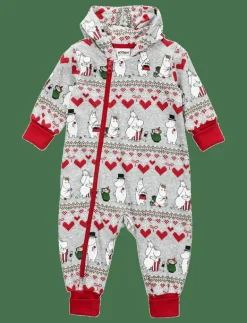 Martinex VINTERHJÄRTA OVERALL - Långärmad bodysuit DARK GREY Online