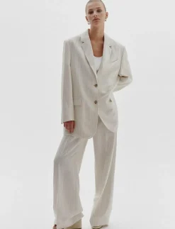 VISCOSE LINEN RELAXED SB BLAZER - Oversize kavajer|Tommy Hilfiger Sale