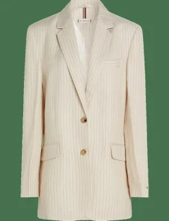 VISCOSE LINEN RELAXED SB BLAZER - Oversize kavajer|Tommy Hilfiger Sale