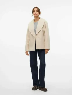Vero Moda VMELITEBERGEN JACKET BOO - Ulljackor OATMEAL Hot