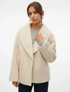 Vero Moda VMELITEBERGEN JACKET BOO - Ulljackor OATMEAL Hot