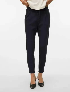 Vero Moda VMEVA MW LOOSE STRING PANT NOOS - Joggers NIGHT SKY Best
