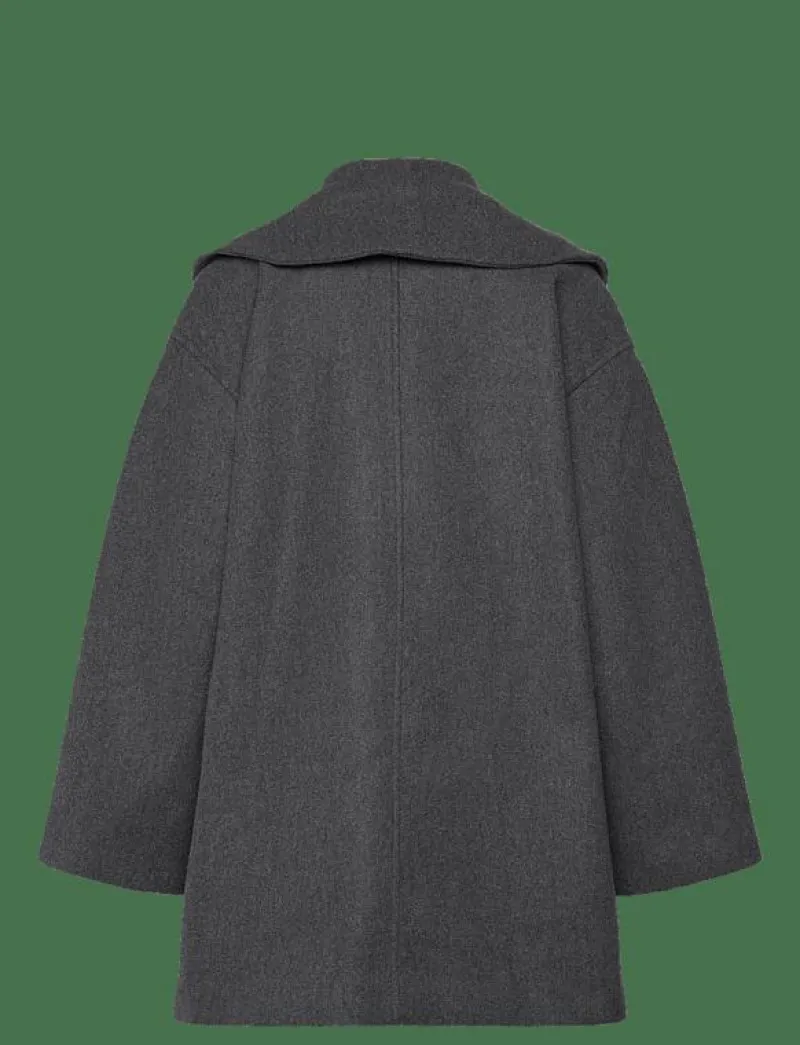Vero Moda VMLONDYN LS COAT VMA - Ulljackor DARK GREY MELANGE Clearance
