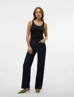 Vero Moda VMMAXI MY SOFT UU TANK TOP NOOS - Linnen BLACK Discount