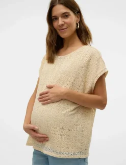 Vero Moda Maternity VMMMAYA AVA SS TOP JRS - T-shirts BIRCH New