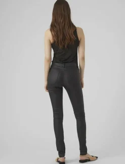 VMSEVEN NW SS SMOOTH COATED PANT NOOS - Skinny Jeans|Vero Moda New