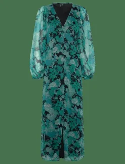 VMSMILLA LS V-NECK ANKLE DRESS WVN - Maxiklänningar|Vero Moda New