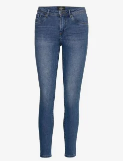 VMTANYA MR S PIPING JEANS VI349 GA NOOS - Skinny Jeans|Vero Moda Online