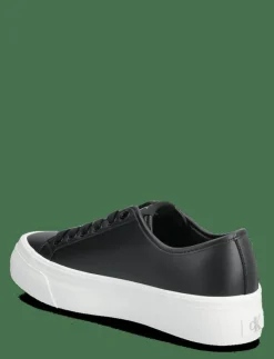 Calvin Klein VULC FLATFORM LTH - Låga sneakers CK BLACK Clearance