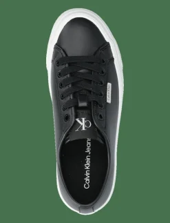 Calvin Klein VULC FLATFORM LTH - Låga sneakers CK BLACK Clearance