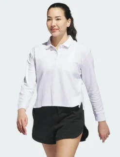 W BTC LS P - Pikéer|adidas Golf New