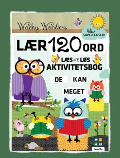 Wacky Wonders 120 ord Aktivitetsbog - Læs og Løs (DK) - Pedagogisk barnbok|Barbo Toys Outlet