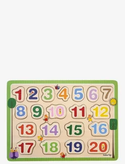 Wacky Wonders - Wooden puzzle - 123 - Pedagogiskt pussel|Barbo Toys Online