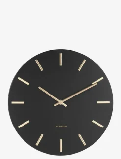 KARLSSON Wall clock Charm - Väggklockor BLACK Sale
