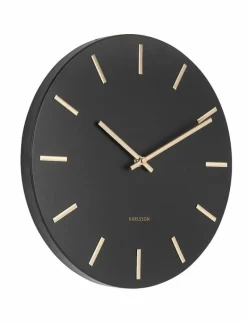 KARLSSON Wall clock Charm - Väggklockor BLACK Sale
