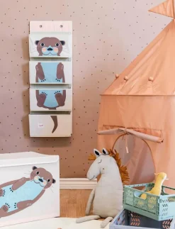 3 Sprouts Wall organizer - Förvaring BROWN - OTTER Clearance